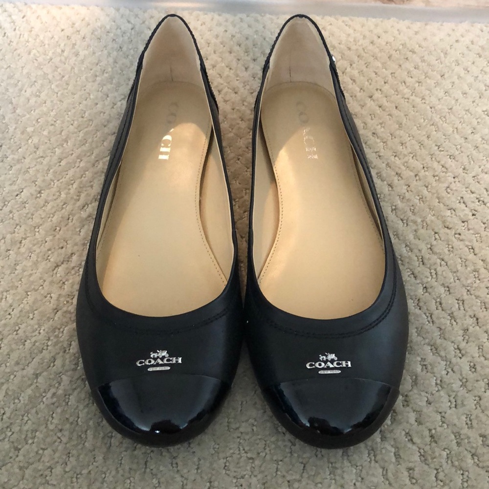 Coach Shoes | Black Flats